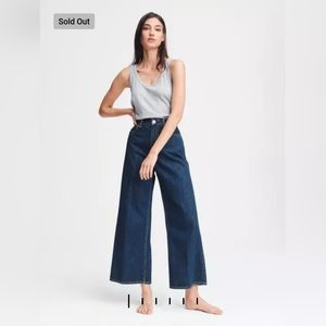 Rag & Bone Ruth Super High-Rise Ankle Wide leg clean amar 28